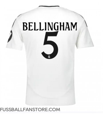 Real Madrid Jude Bellingham #5 Replik Heimtrikot 2024-25 Kurzarm